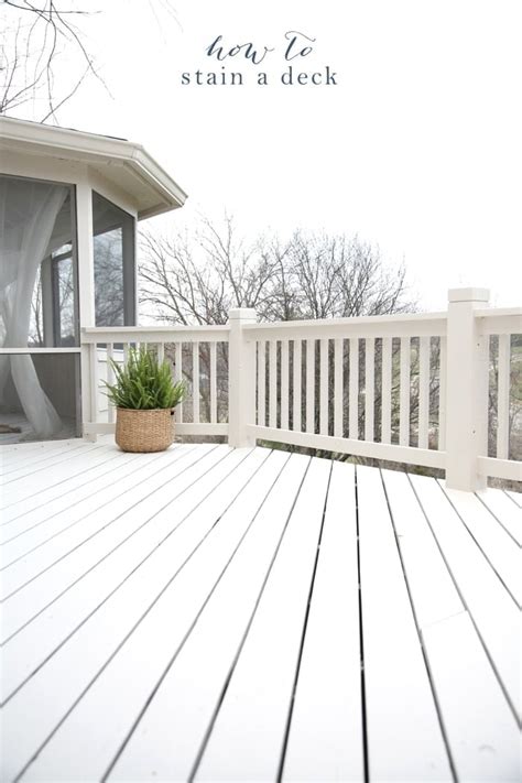 Best Deck Stain, Best Deck Paint and How to Stain a Deck