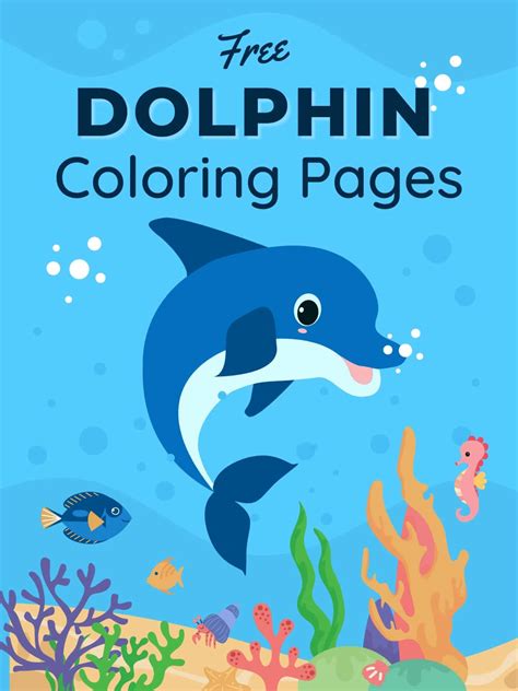 Dolphin Coloring Pages Pdf - Free Printable Templates