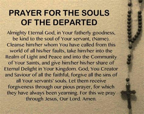 prayer for the dead - Google Search | Inspirational prayers, Novena ...