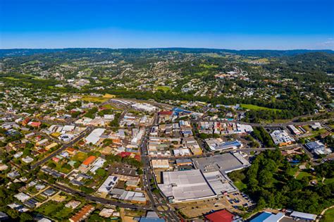 An Aerial View In The City Of Nambour Queensland Australia Stock Photo - Download Image Now - iStock