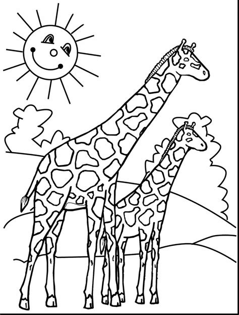 Cute Giraffe Coloring Pages at GetDrawings | Free download