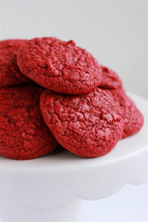 Red Velvet Cake Mix Cookies - One Sweet Appetite