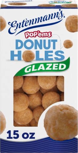 Entenmann's Pop'ems Glazed Donut Holes, 15 oz - Kroger