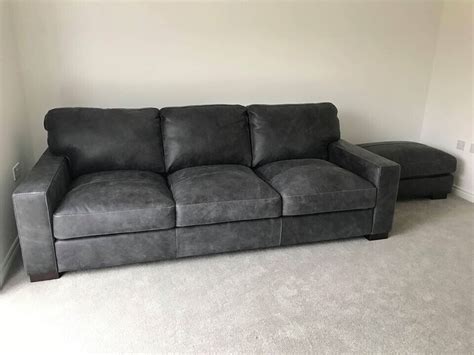 Dfs Light Grey Leather Sofa | Homeminimalisite.com