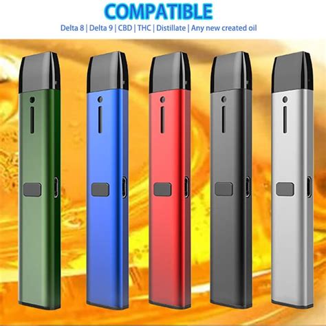 Rechargeable CBD vape pen Portable & New, Super Fit for High Viscosity