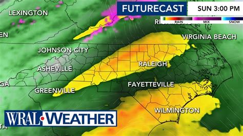 North Carolina Forecast: Lots of rain Sunday; Mild start to Friday ...