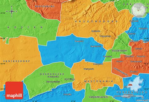 Political Map of RANDFONTEIN