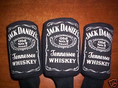 JACK DANIELS Whiskey GOLF CLUB Driver HEADCOVERS (3) | #77988587