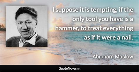 I suppose it is tempting, if the only tool you have is a hammer, to treat everything as if it ...