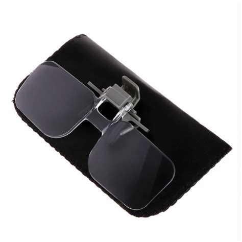 2X Glasses Style Magnifier Magnifying Glass with Clip For Reading|magnifying glass|magnifier ...