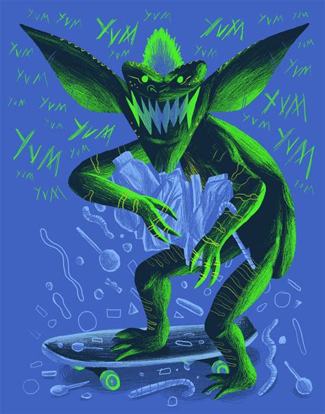 Gremlins Stripe - Scott Balmer - Illustration