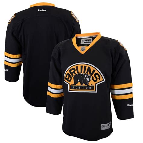 Reebok Boston Bruins Youth Black Premier Alternate Jersey