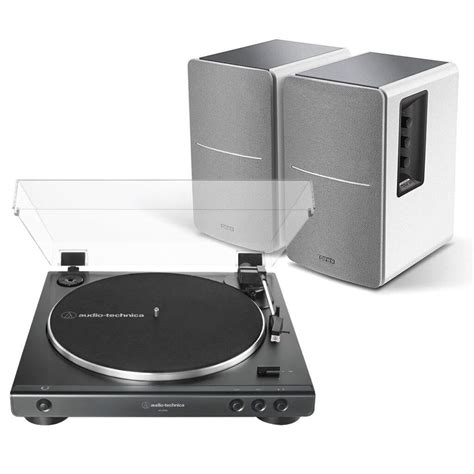 Audio-Technica LP60X Turntable + Edifier R1280DB White Bluetooth ...