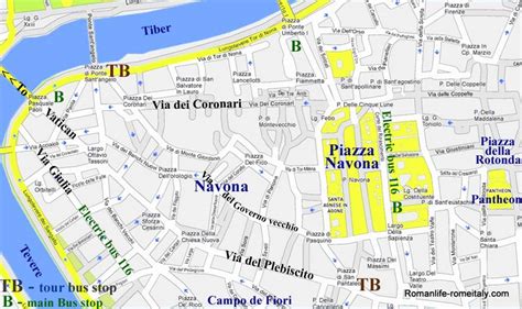 Piazza Navona Hotels Street Maps Pantheon Sights Transport