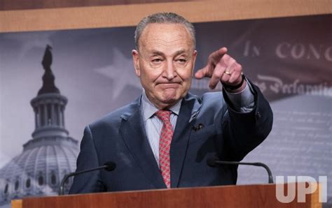 Photo: Senate Majority Leader Chuck Schumer Holds a Press Conference on ...