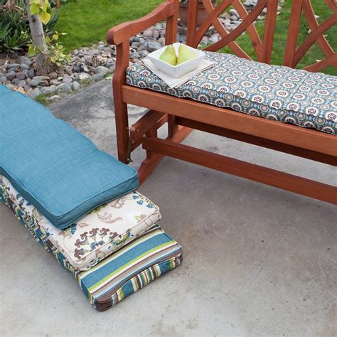 Coral Coast Ulani Outdoor Bench Cushion - 53 x 14 in. | Outdoor bench seat cushions, Outdoor ...