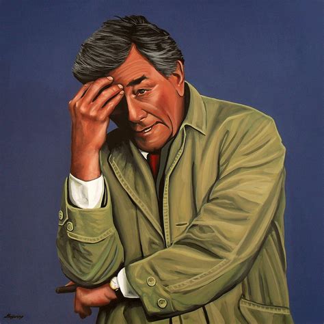 Peter Falk as Columbo Painting by Paul Meijering - Fine Art America