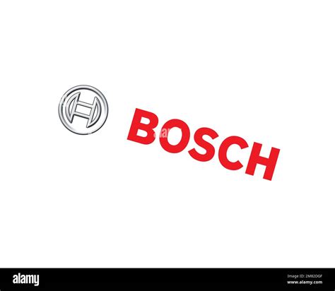 Robert Bosch GmbH, rotated logo, white background B Stock Photo - Alamy