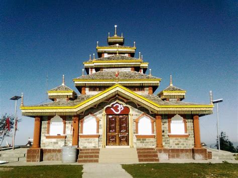 Surkanda Devi Temple in Dhanaulti Uttarakhand India