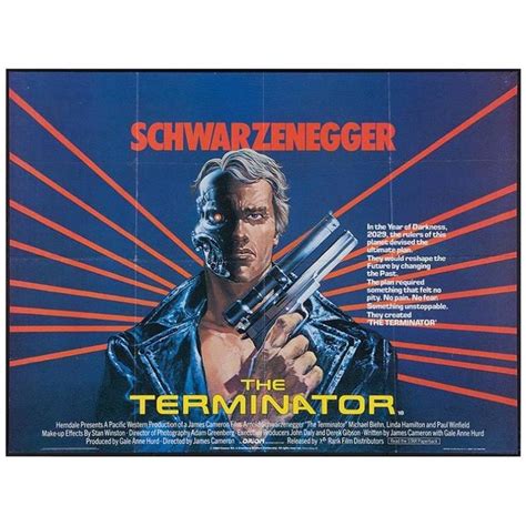 "The Terminator" Film Poster, 1984 For Sale at 1stdibs