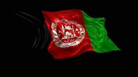 flag afghanistan beautiful 3d animation alpha Stock Footage Video (100% ...