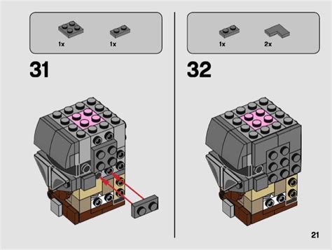 LEGO 75317 The Mandalorian and The Child Instructions, BrickHeadz ...