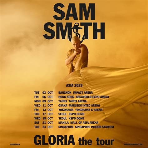 Sam Smith Gloria Tour 2023 Asia Delights Fans - Asia Live 365