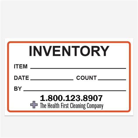 Inventory Labels - Custom Printed | DesignsnPrint