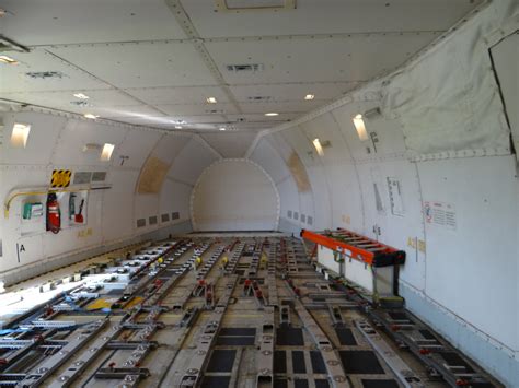 Empty Cargo Hold Main Deck Of A Boeing 747 400 Freigh - vrogue.co