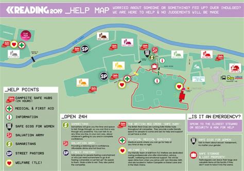 Reading Festival | Please familiarise yourself with our help map | Reading Festival