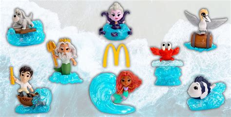 2023 DISNEYS THE LITTLE MERMAID SET OF McDONALDS HAPPY MEAL, 60% OFF