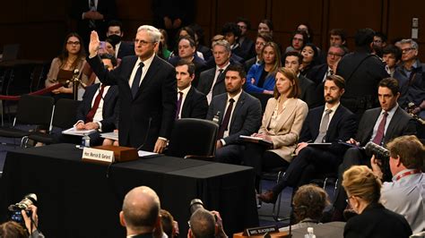 Merrick Garland Faces Heated Questions in Senate Hearing on Justice ...