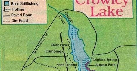 Lake Crowley Depth Map