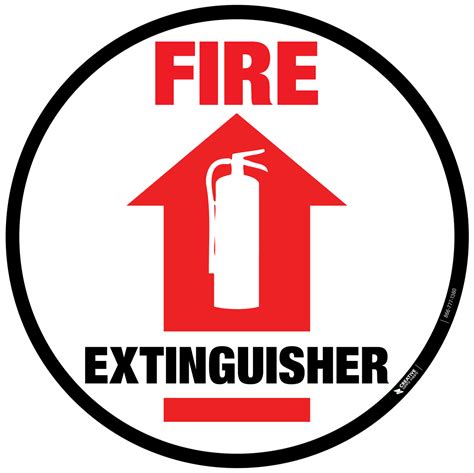 Fire Extinguisher - Floor Sign - PHS Safety