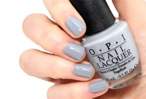 OPI 'Embrace The Gray' | Fifty Shades of Gray Collection | Grey gel nails, Trendy nails, Light ...