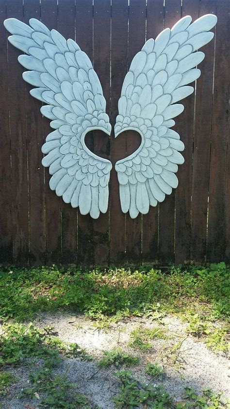 Wood Carved Angel Wings OOAK Gorgeous Large and by HeatherMBC | Angel ...