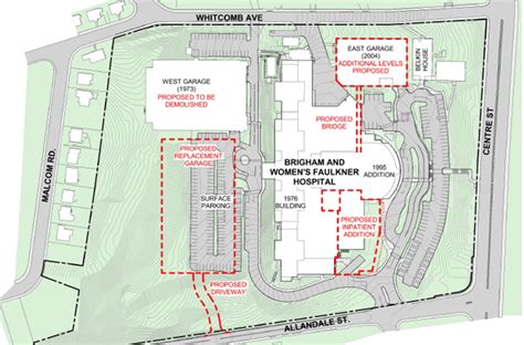 Faulkner Hospital files plans for more beds, parking | Universal Hub