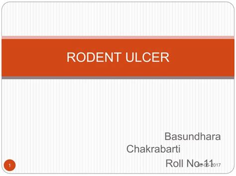 Rodent ulcer | PPT