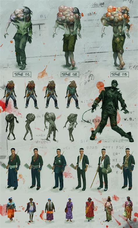 Dead Island | Fallout concept art, Zombie pose, Zombie illustration