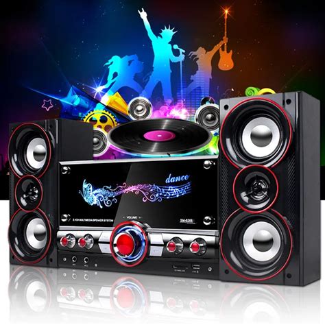 KINCO 3D Surround Sound Music Center System Home Party Wireless HIFI ...