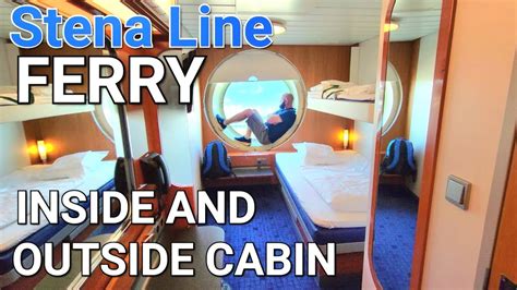 FERRY OUTSIDE & INSIDE CABIN - STENA LINE HARWICH TO HOOK OF HOLLAND 4K ...