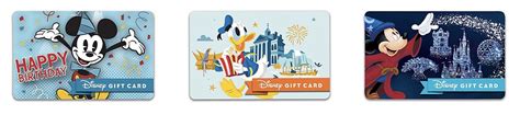 New Designs For ShopDisney Gift Cards! | Chip and Company | Gift card ...