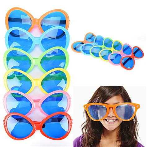 Plastic Glasses Party Props Big Glasses Party Christmas Birthday Halloween Party Decoration ...