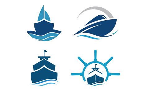 Vector Cruise Ship Logo Icon Graphic by Hati Royani · Creative Fabrica