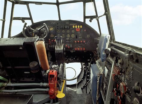 Lancaster Bomber Cockpit Photograph by Panoramic Images | Pixels