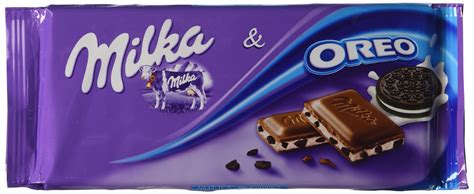 Milka Oreo Alpine Milk Chocolate, 3.5 oz Bar-Pack of 3- Buy Online in United Arab Emirates at ...