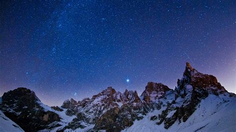 🔥 Download Sky Night Stars Light Winter Wallpaper Background 4k Ultra HD by @stevenc79 | 4K ...