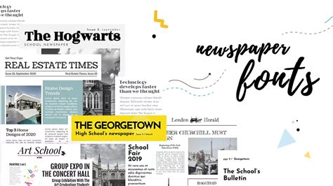 8 impactful newspaper fonts for your next headline - Flipsnack Blog