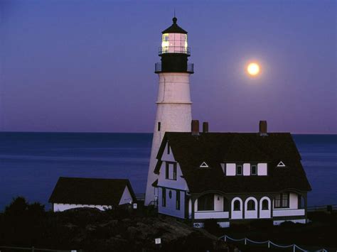 Maine Lighthouse Wallpaper - WallpaperSafari