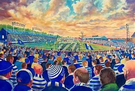 Cappielow Park Stadium Fine Art Greenock Morton Football